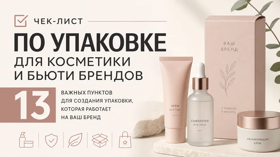 Чек-лист по упаковке для косметики и бьюти-брендов: от картона до airless-систем