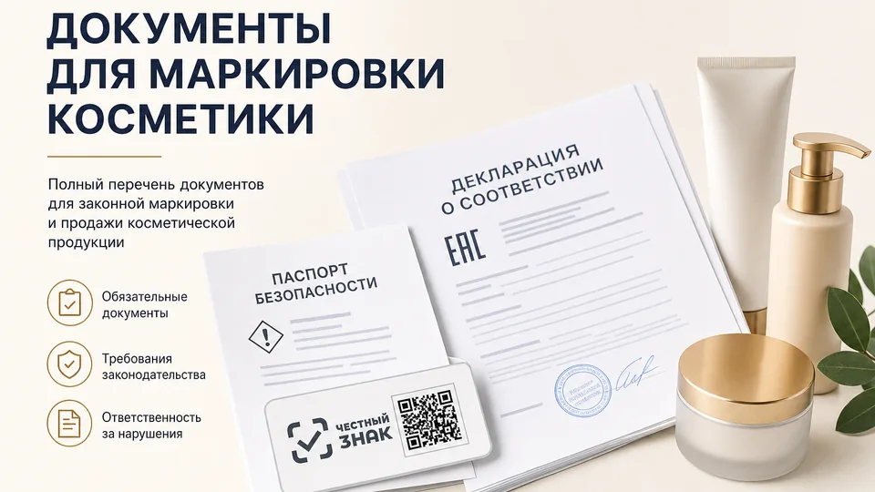 Документы для маркировки косметики: чек-лист производителя упаковки