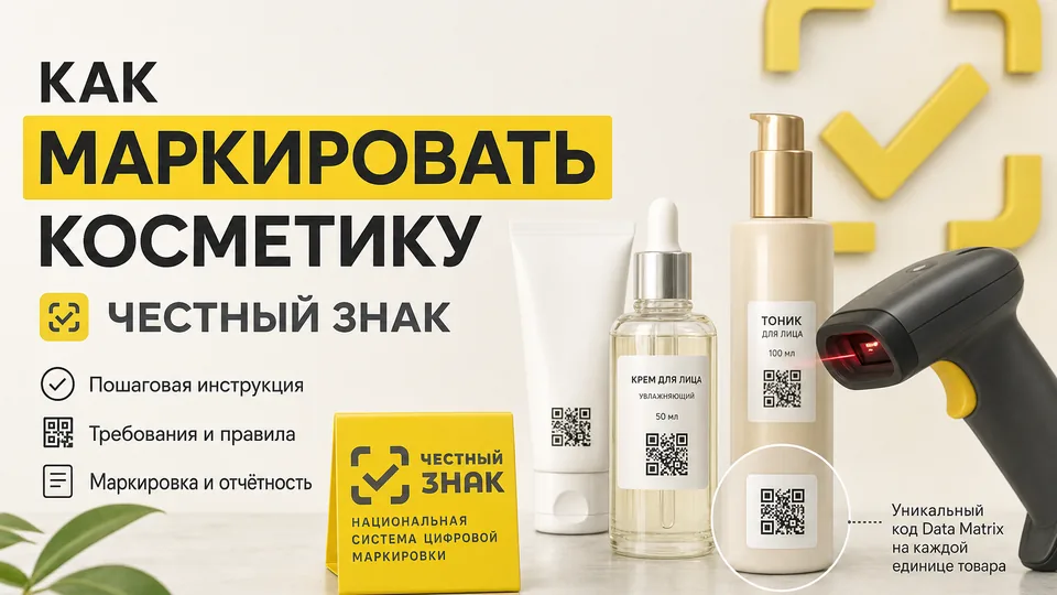 Как маркировать косметику «Честный знак»: чек-лист для бьюти-бренда