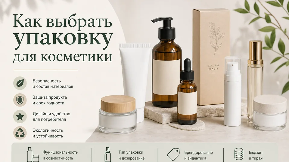 Как выбрать упаковку для косметики: чек-лист для бьюти-бренда