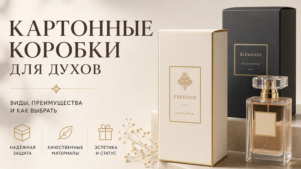 Картонные коробки для духов: конструктив, материалы и оформление под заказ