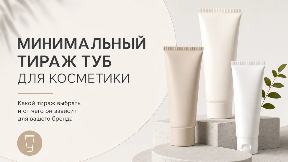 Минимальный тираж туб для косметики: как посчитать, спланировать и не переплатить