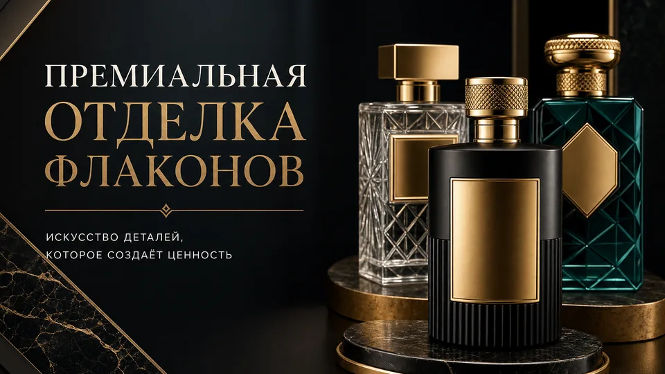 Премиальная отделка флаконов: как бренду косметики выстроить упаковку, которая работает на позиционирование