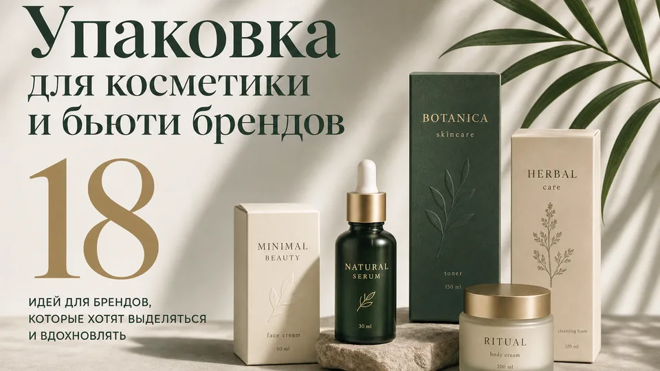 Упаковка для косметики и бьюти-брендов: производство картонных коробок, тубусов и подарочных наборов под заказ