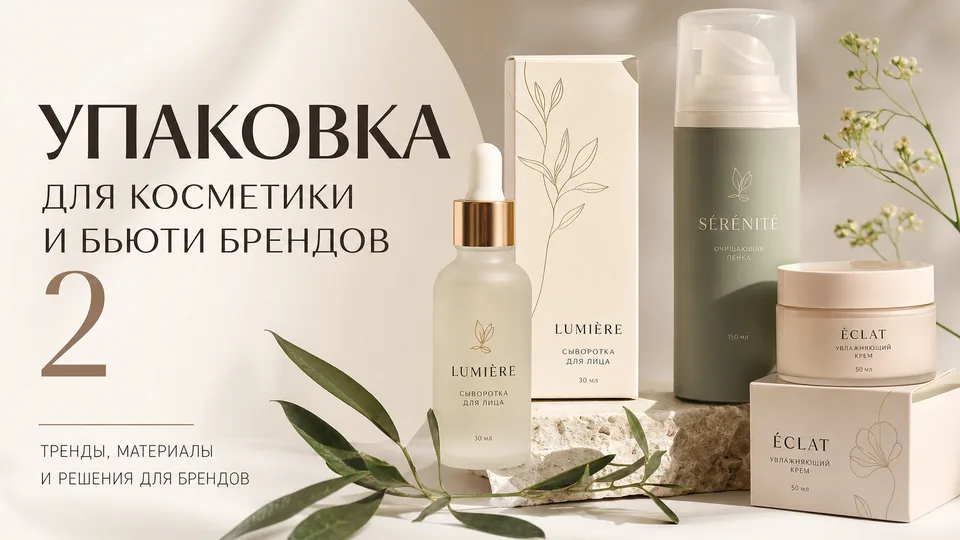 Упаковка для косметики и бьюти-брендов: практический гид по выбору форматов, материалов и подрядчика