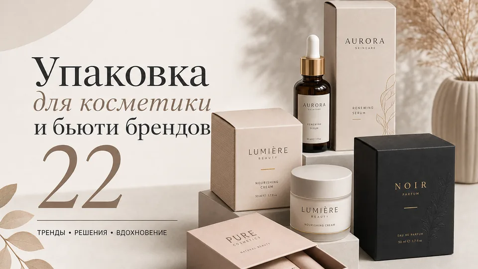 Упаковка для косметики и бьюти-брендов: чеклист по материалам, тиражам и логистике