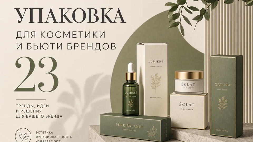 Упаковка для косметики и бьюти-брендов: чек-лист по материалам, тиражам и логистике оптовых заказов