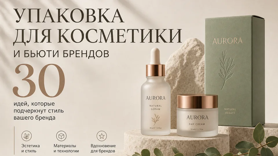 Упаковка для косметики и бьюти-брендов: материалы, тиражи и логистика оптовых заказов