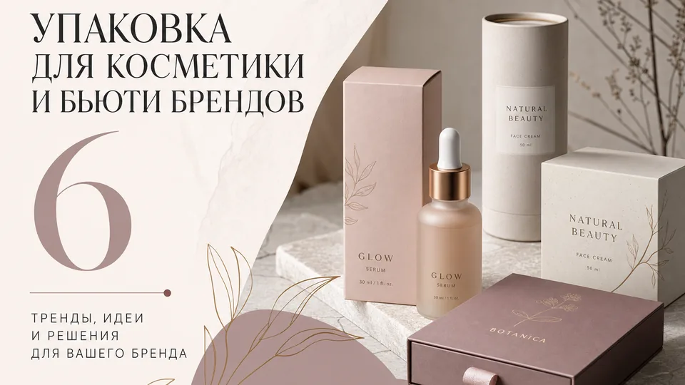 Упаковка для косметики и бьюти-брендов: чеклист по выбору коробок, флаконов и подарочных наборов