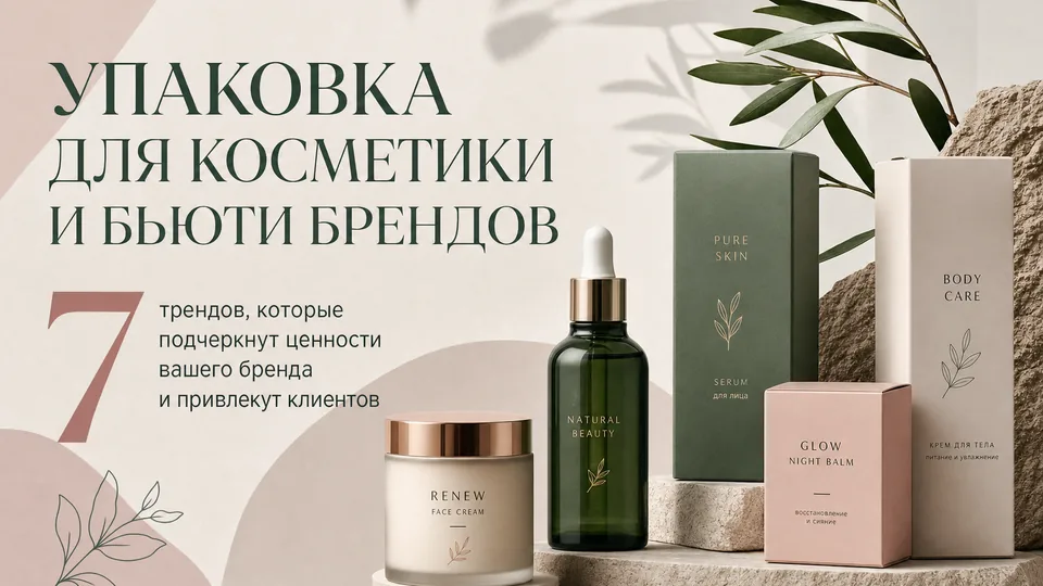 Упаковка для косметики и бьюти-брендов: чек-лист по выбору картонных коробок и подарочных наборов